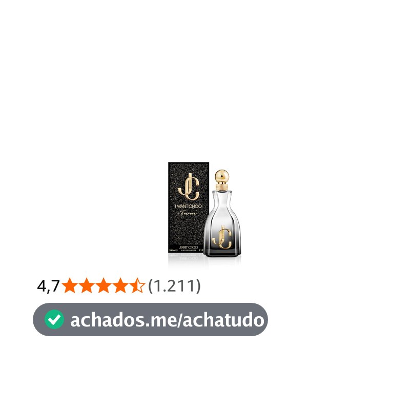 I Want Choo Forever Jimmy Choo – Perfume Feminino – Eau de Parfum 100ml