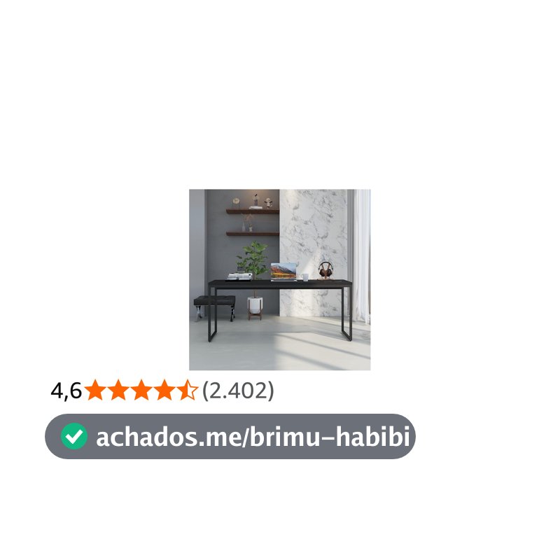 Mesa Dynamica Diretor 180X60X75cm