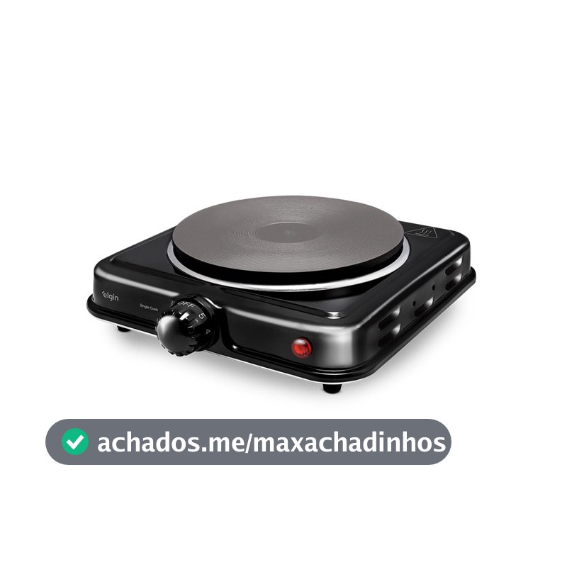 Fogão Elétrico Portátil Cooktop Elgin Single Cook 1 Boca - 110V