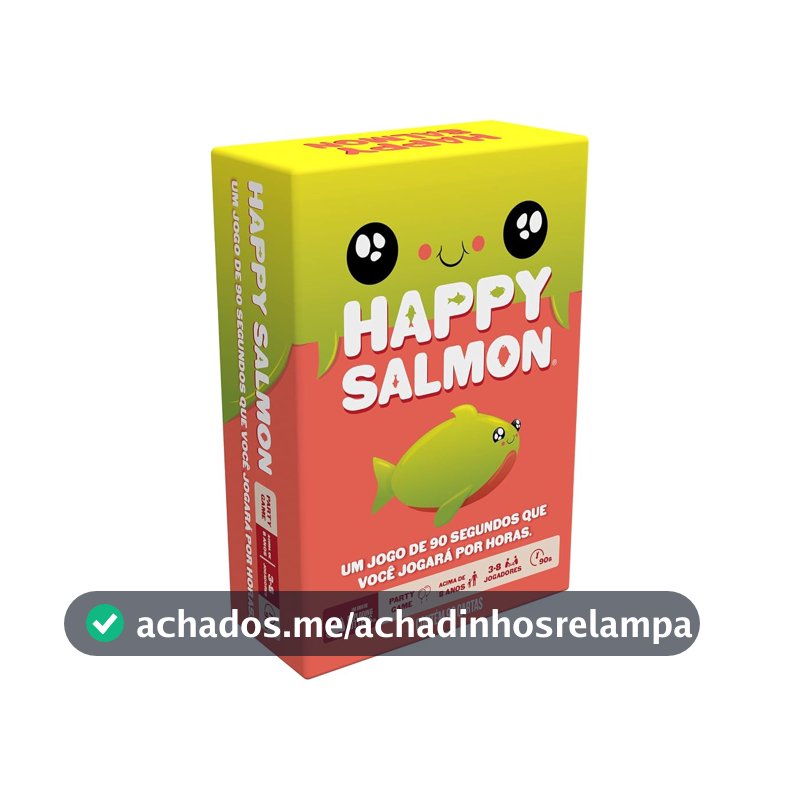 Asmodee Galápagos Happy Salmon, 3 a 8 Jogadores, Idade +8