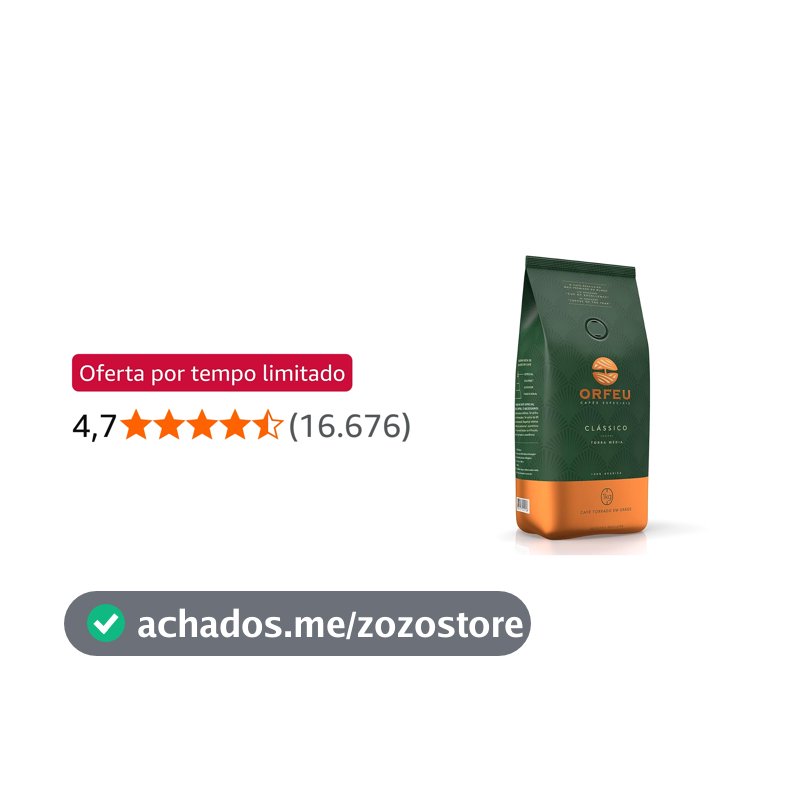 Café Orfeu Clássico em Grãos 1kg