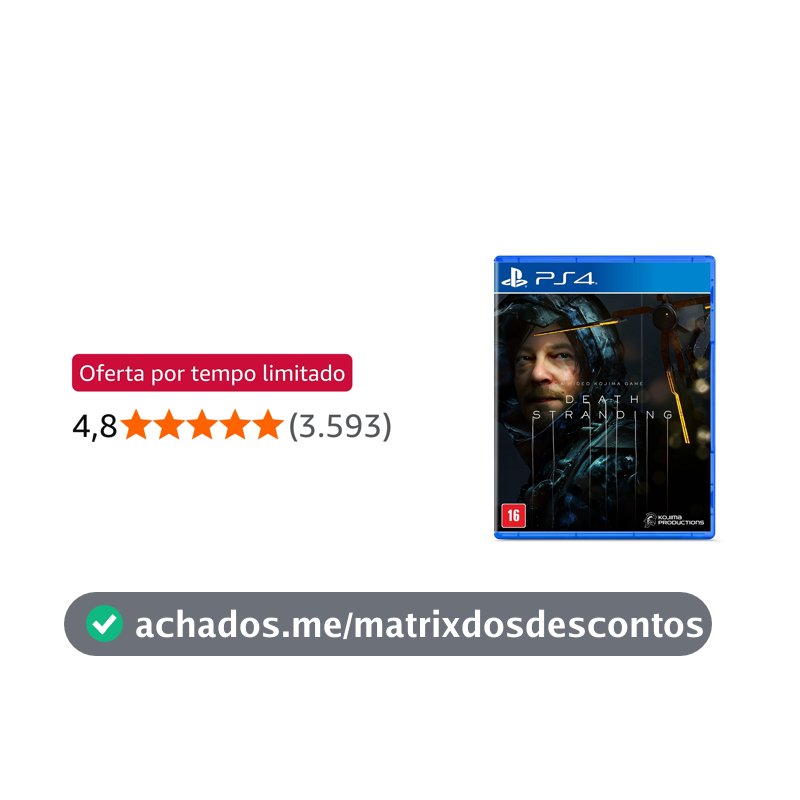 Death Stranding - Edição Padrão - PlayStation 4