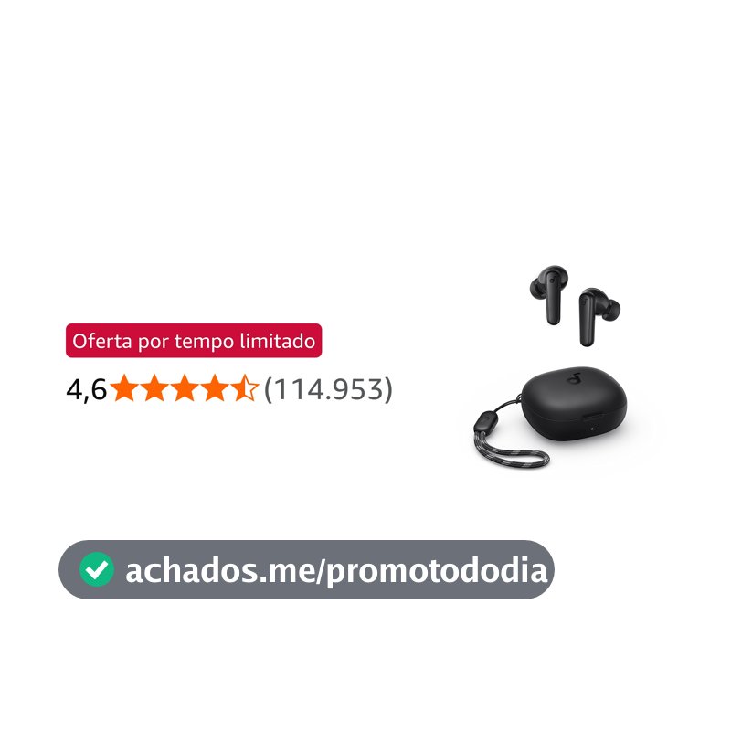 soundcore P20i da Anker, Fone de Ouvido Bluetooth 5.3 Sem Fio, 2 Mics IA