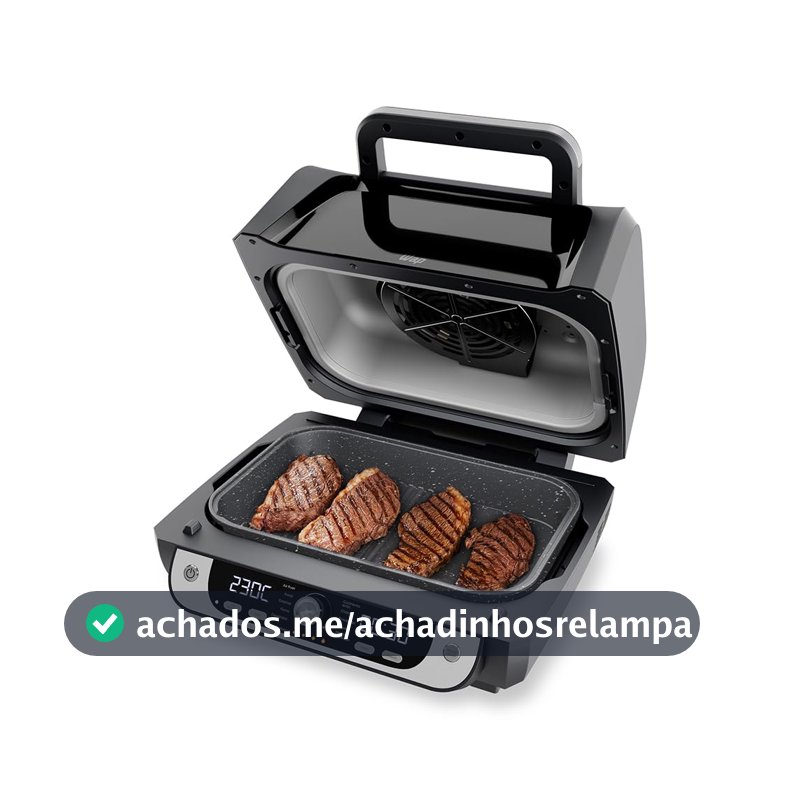 WAP Air Fryer Barbecue Digital 12 em 1 10L 1800W 220V