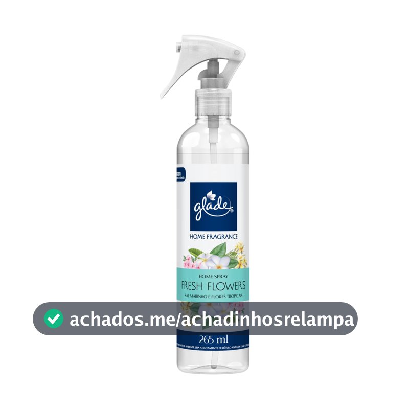 Glade Aromatizador de Ambiente Fresh Flowers, Home Spray 265ml