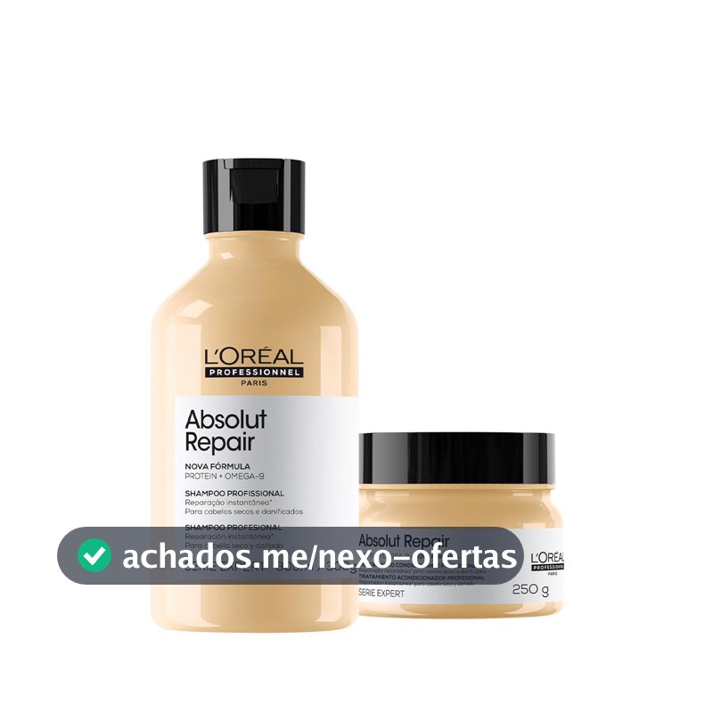 Kit L'Oréal Professionnel Serie Expert Absolut Repair Shampoo e Máscara P (2 produtos)