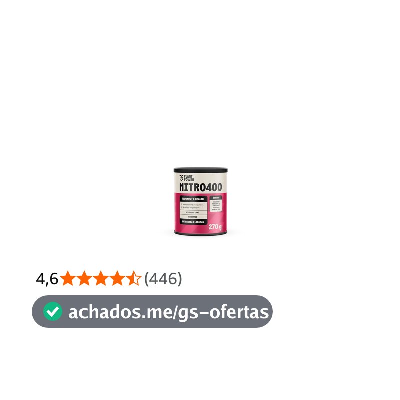 Plant Power Nitrato de Beterraba Nitro400 Laranja - Lata 270g
