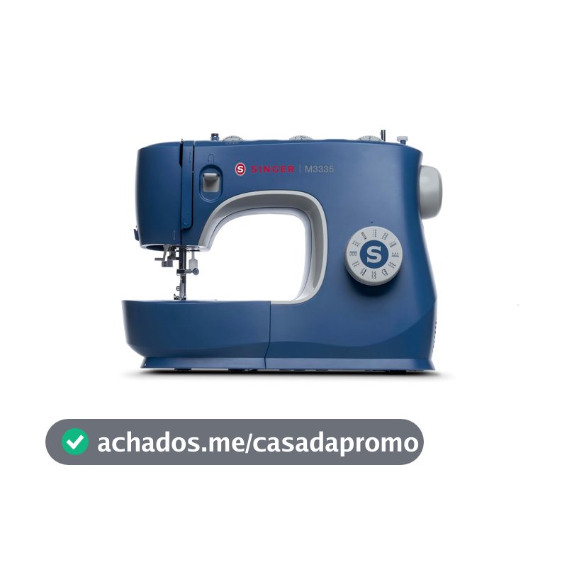 Máquina de Costura M3335 Azul 220V
