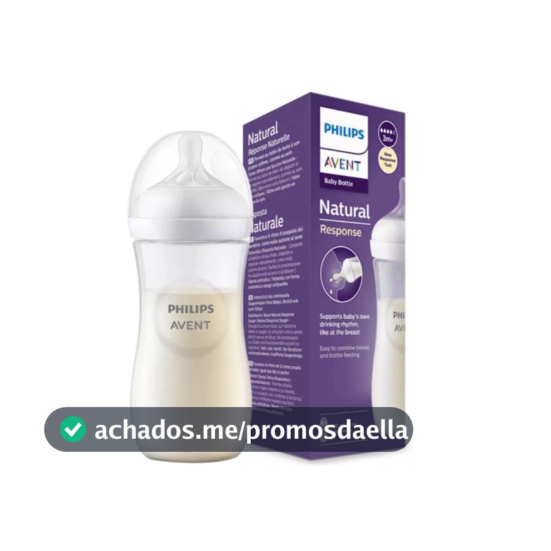 Mamadeira Philips Avent Pétala 3.0, Fluxo Rápido 4, 330ml