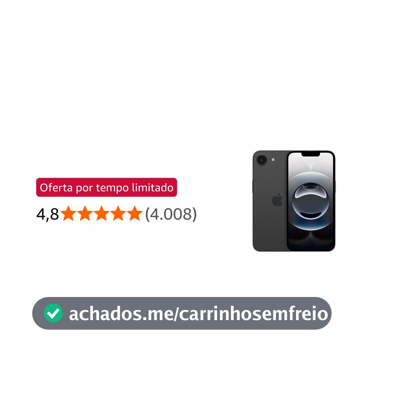 Apple iPhone 16e de 128 GB — Preto