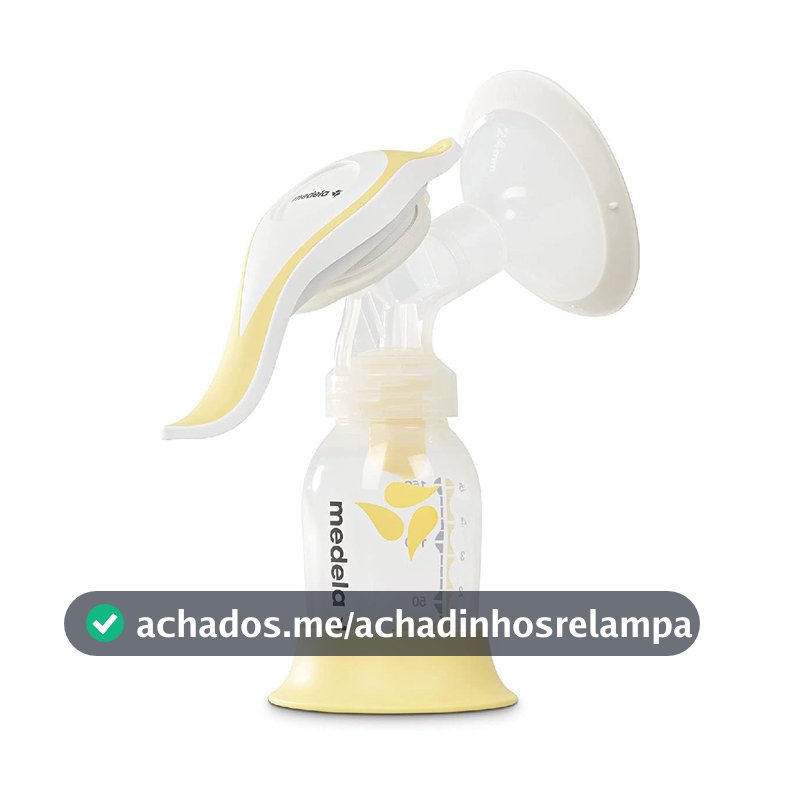 Bomba Tira-Leite Manual Harmony Flex Medela, Tecnologia 2-Phase Expression para Mais leite em Menos tempo, Tecnologia Flex
