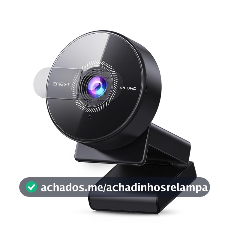 EMEET Webcam C950 4K para PC - 8 megapixels 4K UHD, foco automático PDAF, microfone com cancelamento de ruído, FOV de 70°, 1080p a 60FPS, capa de privacidade, USB 2.0 Plug & Play, sem orifício de
