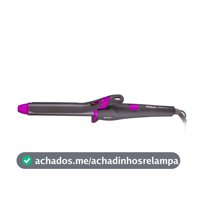 Cacheador Phico Cachos de 25mm. Revestimento em cerâmica, PEC15 Intense Curves Bivolt