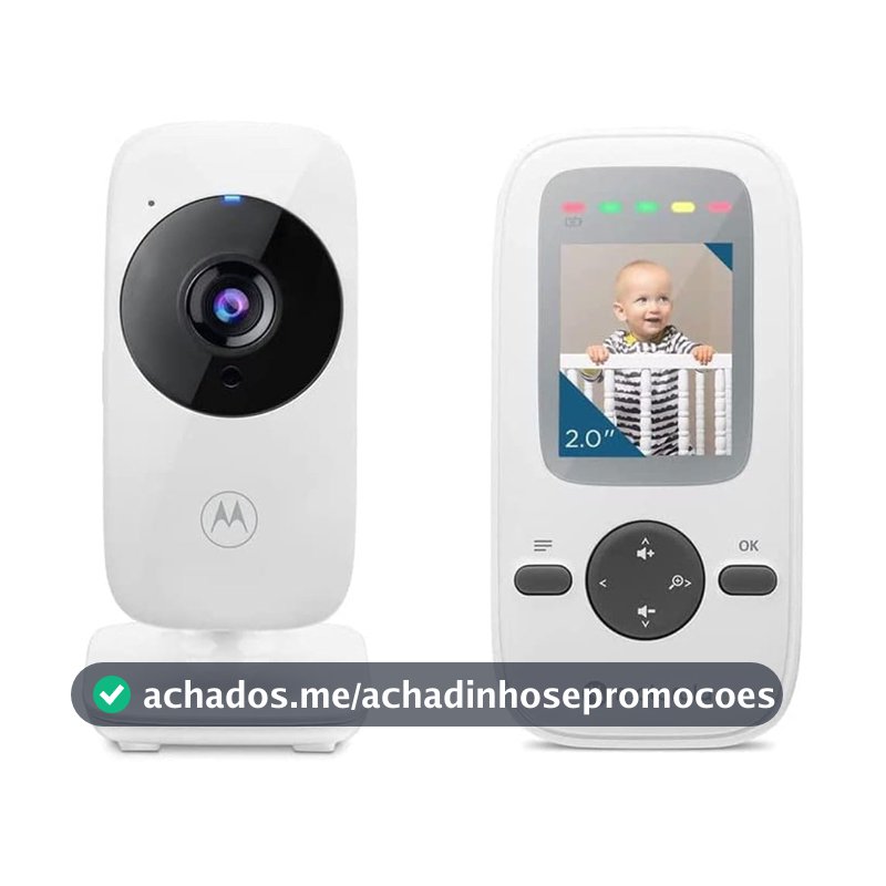 Babá Eletrônica VM481 Tela LCD 2.0 e Zoom Digital - Motorola