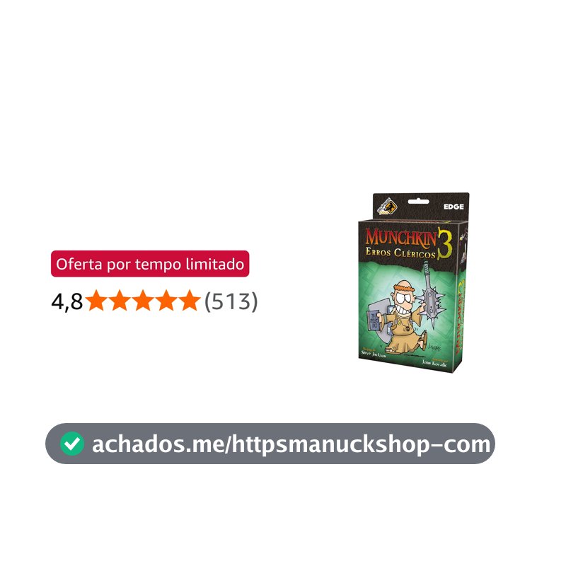 Galápagos, Munchkin 3: Erros Cléricos (Expansão), Jogo de Cartas para Amigos, 3 a 6 jogadores, 60 a 90 minutos por partida