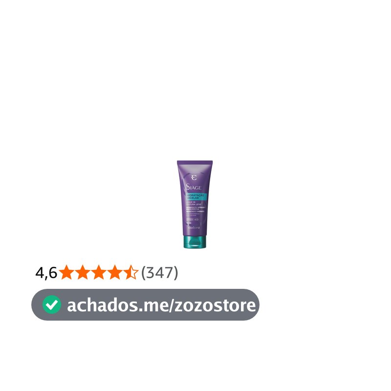 Leave-In Siàge Hidratação Micelar 100ml