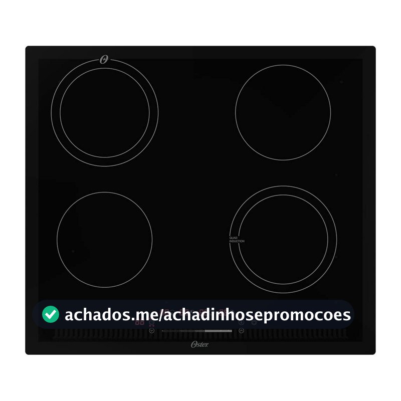 Cooktop por Indução Oster, Touch Screen, 4 Bocas, 220V, OTOP402