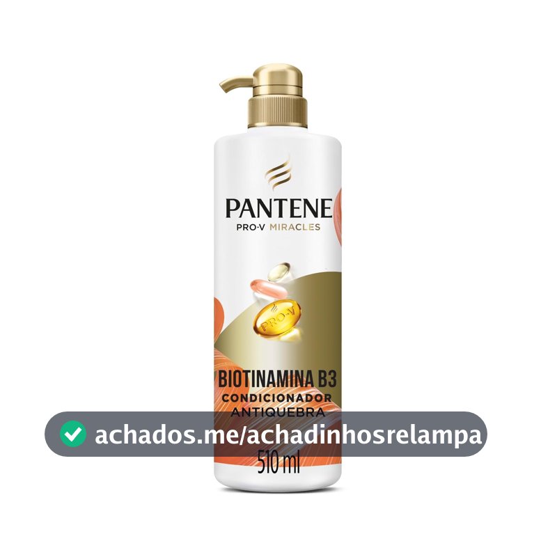 Pantene Pro-V Condicionador Biotinamina B3 Antiqueda e Nutrição 510 ml