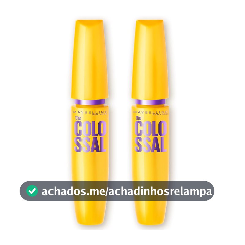 Kit Máscara de Cílios Colossal Volum' Express Maybelline Preto 8ml + 8ml