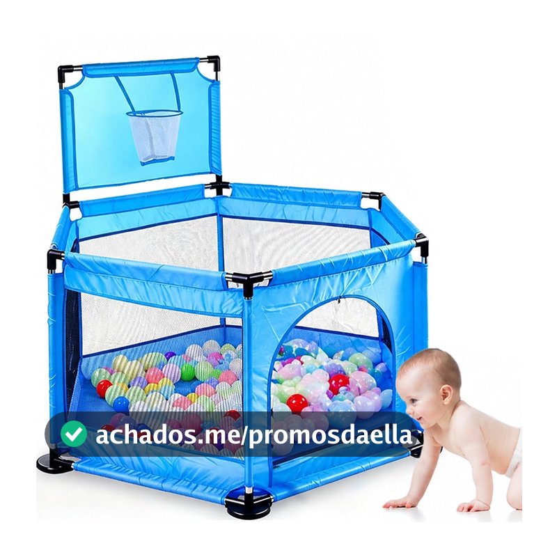 Cercadinho Para Bebe, 128 × 105 × 65 Hexagonal Cercadinho,Antiderrapante, 0 a 6 Anos