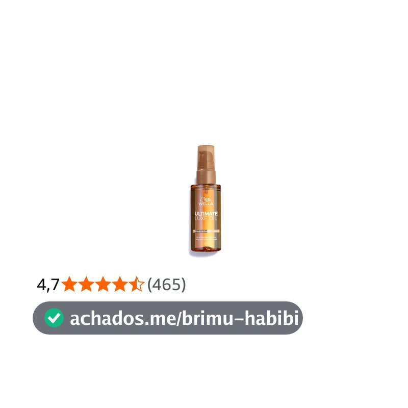 Óleo Wella Professionals Ultimate Luxe Oil 100ml
