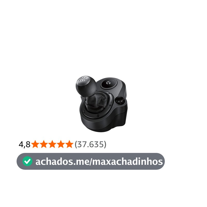 Câmbio Logitech G Driving Force - Compatível com Volantes Logitech G29, G920 e G923 para PS5, PS4, Xbox Series X