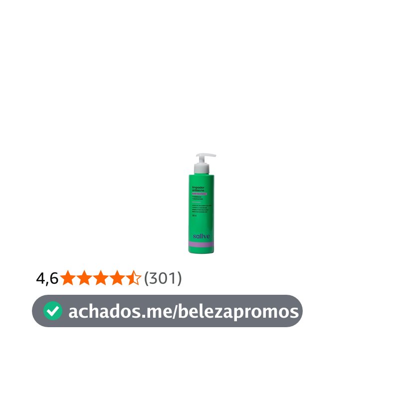 Limpador Facial Antiacne Sallve 300ml