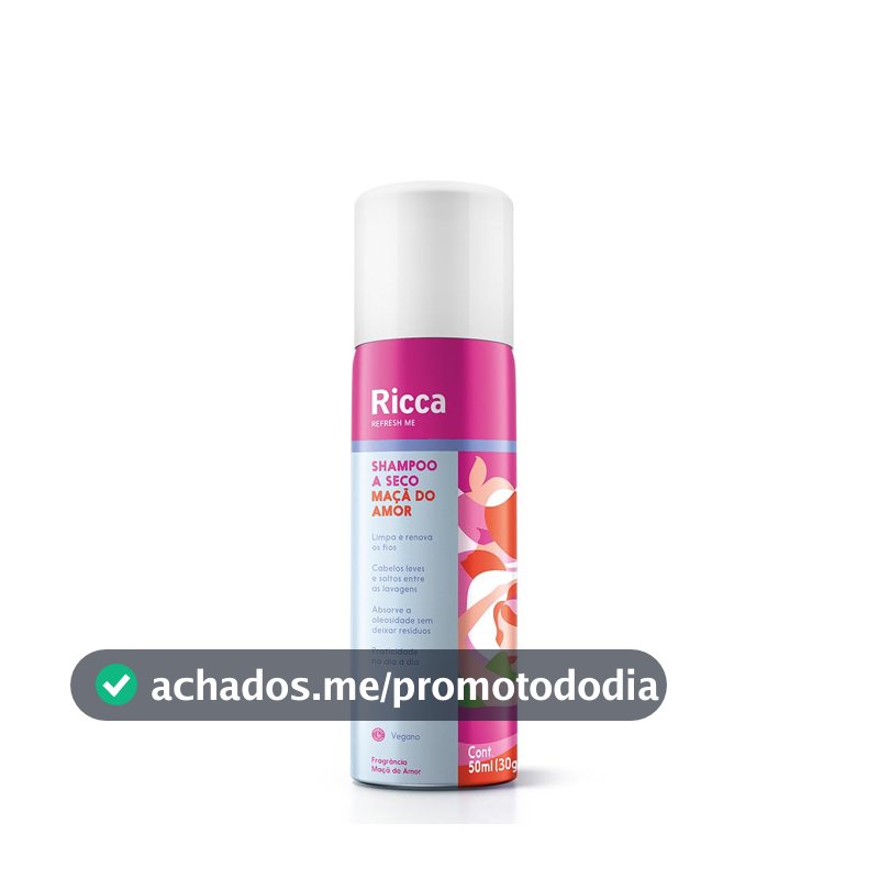 Ricca Shampoo A Seco Maçã do Amor 50ml