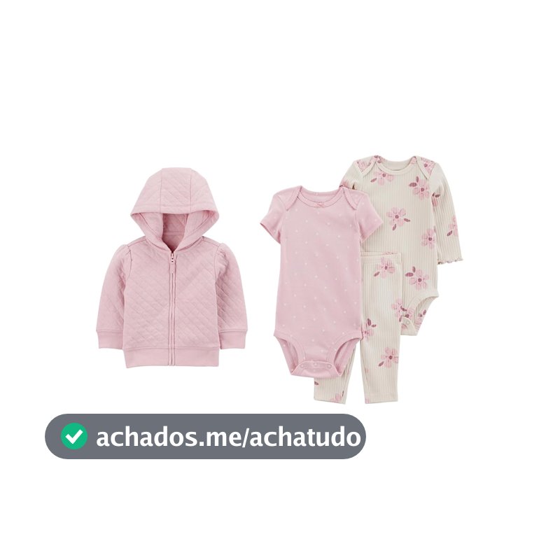 Conjunto de cardigã 4-piece Cardigan Set Simple Joys by Carter'sbebê-meninas