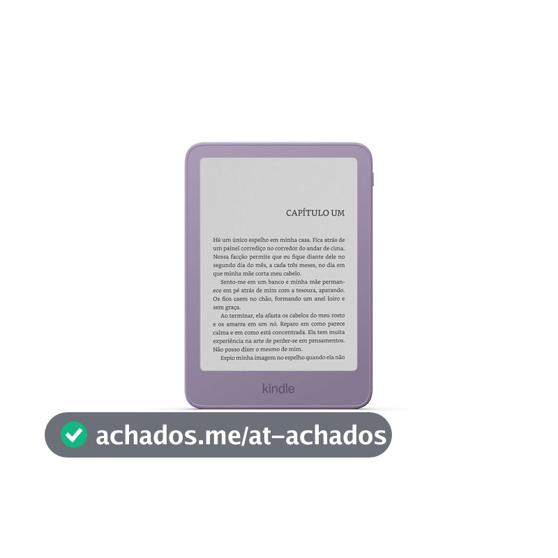 Amazon Kindle 16 GB (modelo mais recente), agora mais fino, mais leve e mais rápido, tela de 6", Cor Roxo ube