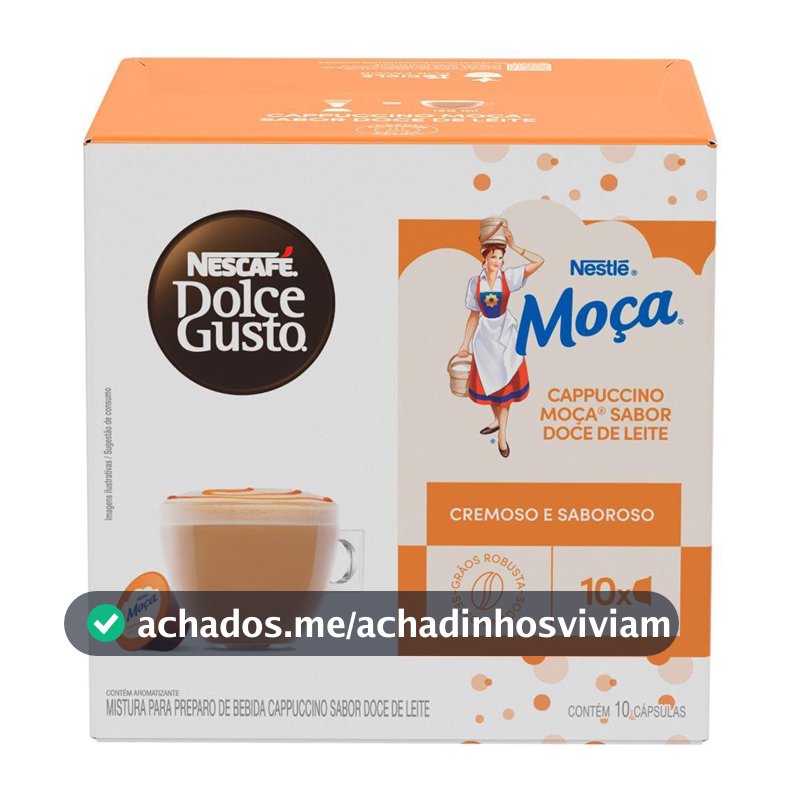 Cappuccino em Cápsulas Nescafé Dolce Gusto, 170g, 10 Cápsulas