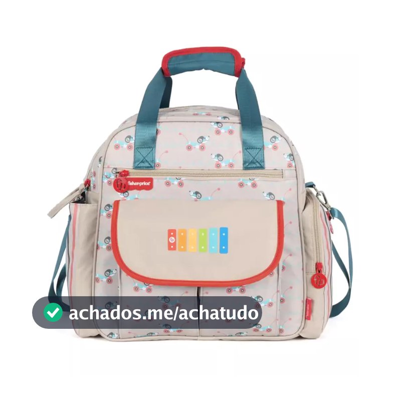 Bolsa Maternidade com Trocador Fisher Price Luxcel BS67381FS 2026