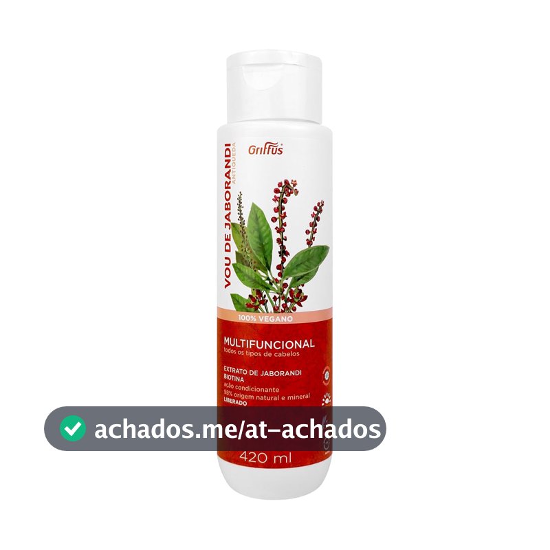 Griffus Multifuncional Vou De Jaborandi Cosméticos Branco
