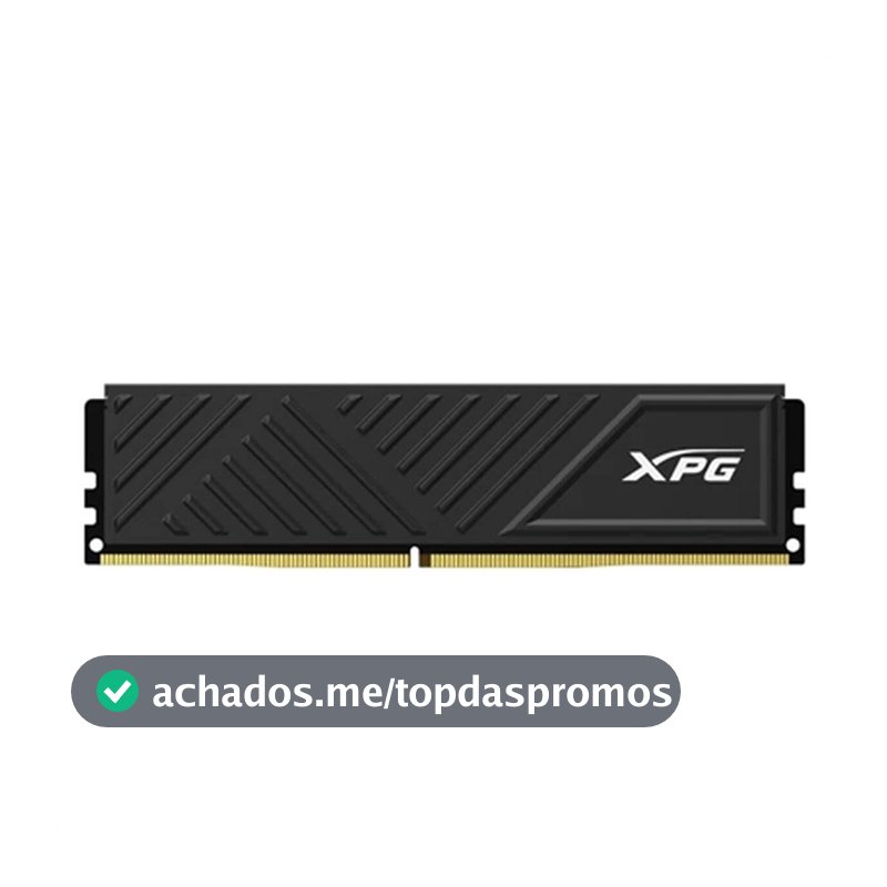 Memória Desktop Gamer Adata XPG Gammix D35 8GB DDR4 3200 Mhz - AX4U32008G16A-SBKD35