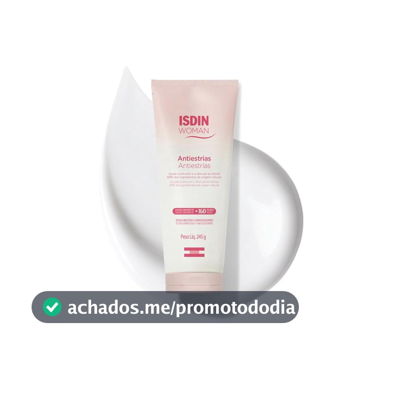 ISDIN Creme Corporal Woman Antiestrias Apto para Grávidas - 245g