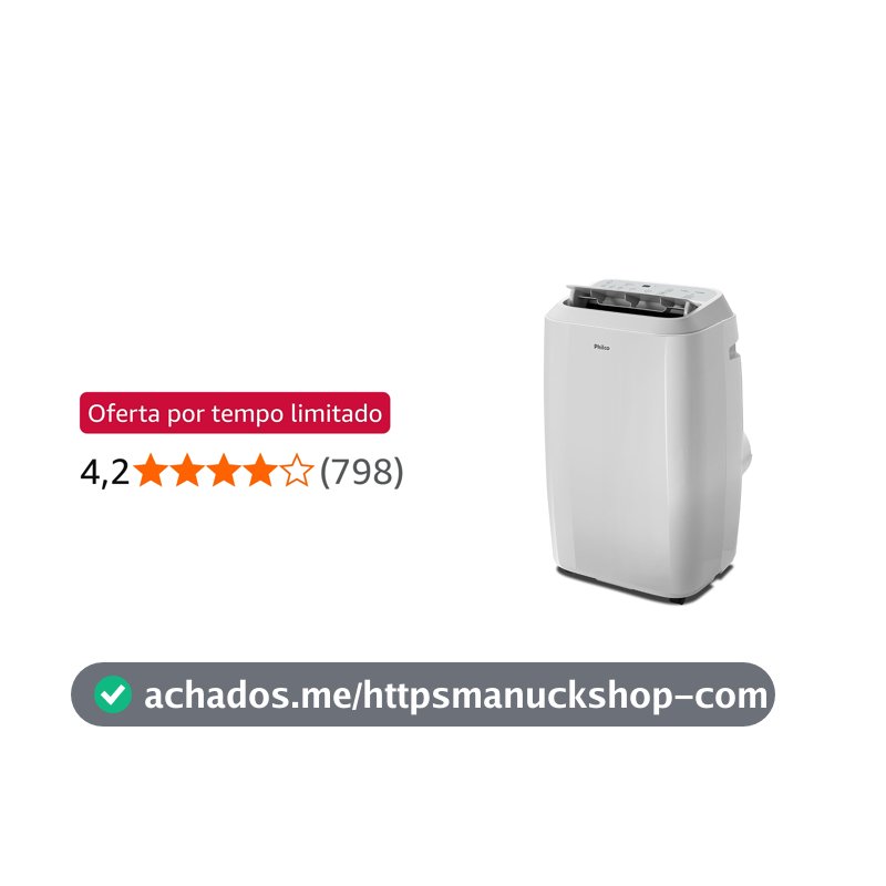 Ar-Condicionado Philco Portátil 12000BTUs Frio PAC12000F5 220V