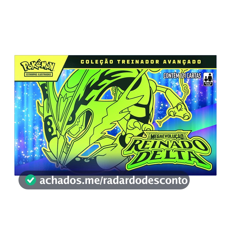 Pokémon TCG: Mega Evolution - Reinado Delta - Advanced Trainer Box - Português