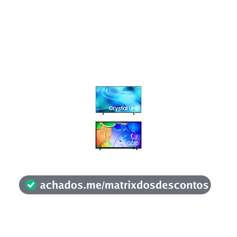 Samsung Combo Smart TV 58" Crystal UHD 4K U8000H + Samsung Smart TV 43" QLED Full HD