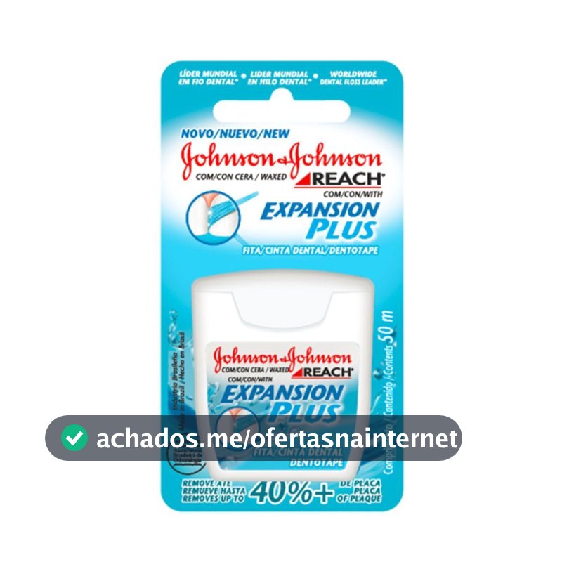 Fita Dental Reach Expansion Plus, 50m, 1 Unidade