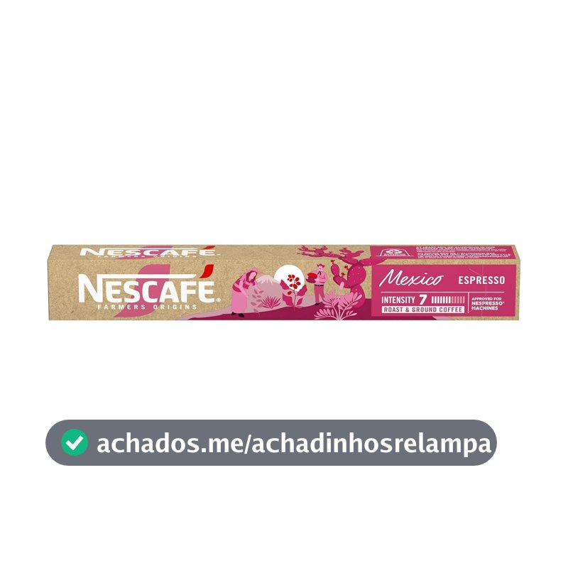 Café em Cápsula Compatível com Nespresso Nescafé Farmers Origins México 10 Cápsulas