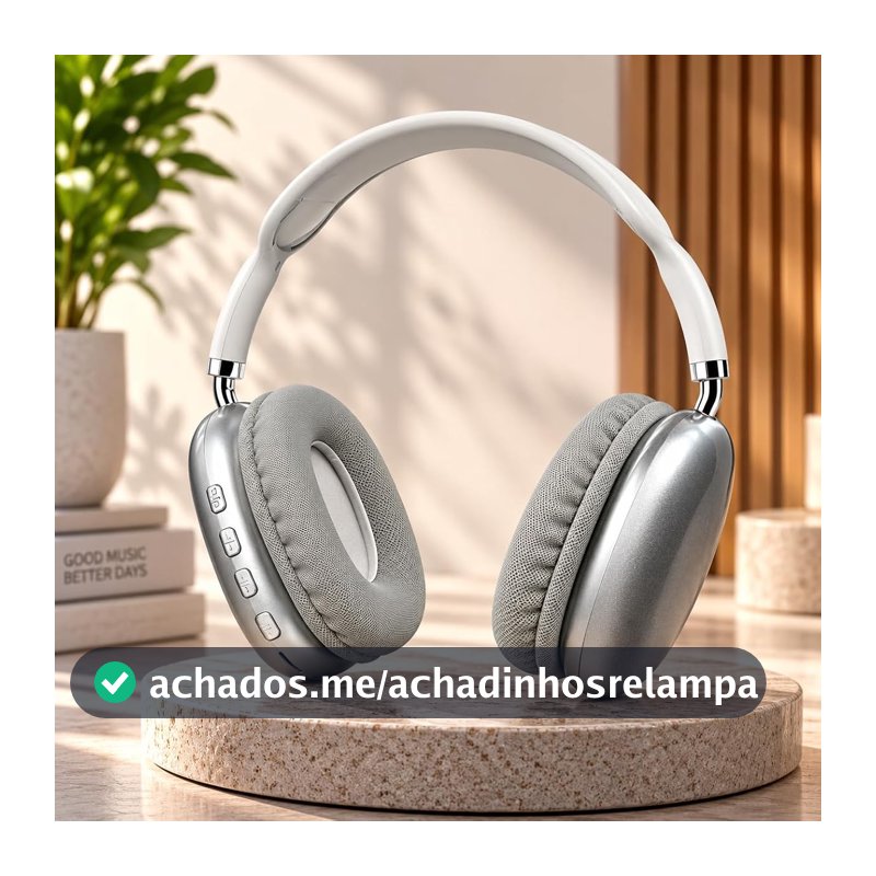 Headphone Bluetooth Sem Fio Over Ear, Fone de Ouvido com Almofadas Acolchoadas e Arco Confortável, Headset para Música, Filmes, Estudos, Trabalho, Celular, Notebook e Tablet (sortidos) (SORTIDAS)