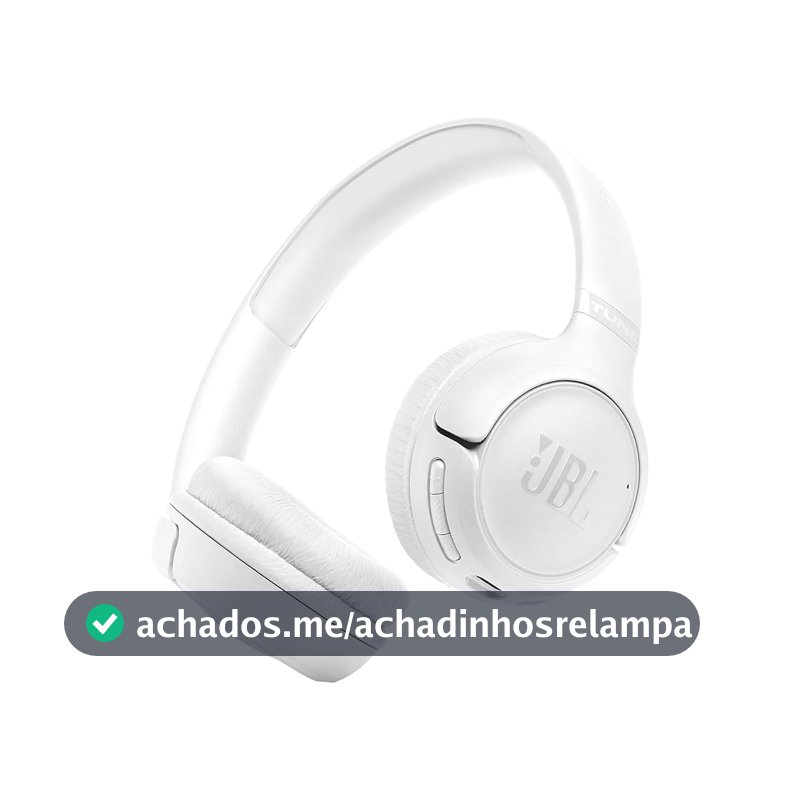 JBL, Fone de Ouvido Bluetooth Over-Ear, Tune 530BT, Sem Fio, Até 76 Horas de Bateria - Branco