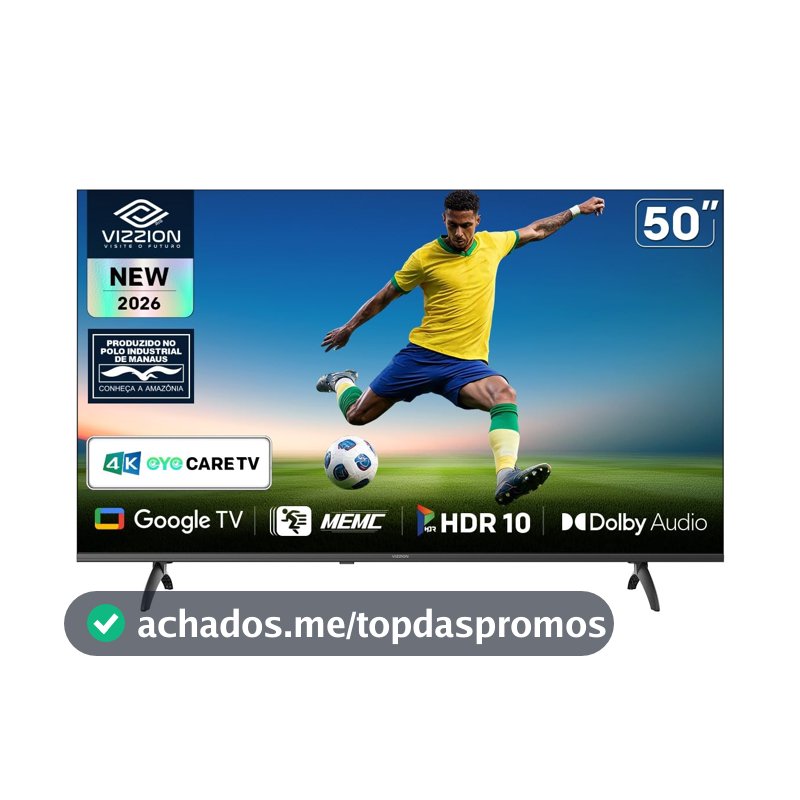 Smart TV Vizzion BR50G3UA 50 Polegadas 4K UHD