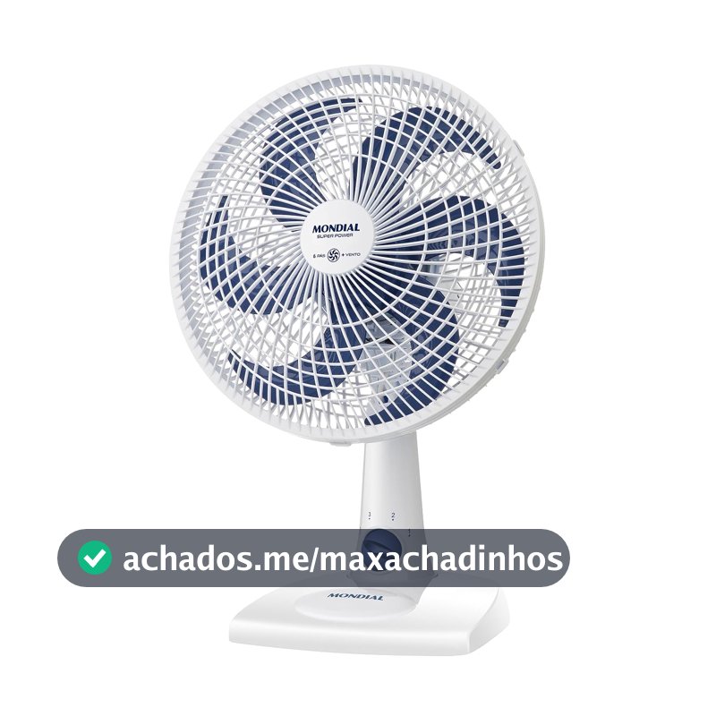 MONDIAL Ventilador de Mesa 127V, 30cm, 6 pás, Super Power - VSP-30-W