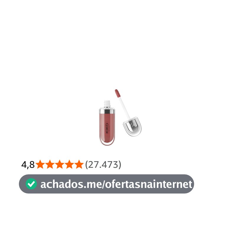KIKO MILANO, 3D Hydra Lipgloss, Gloss Hidratante Para Os Lábios, Com Efeito 3D, Fórmula Com Extrato de Bidens