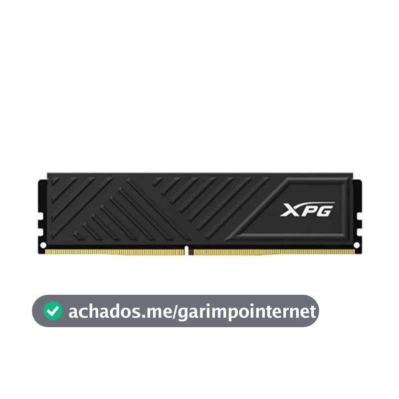 Memória Desktop Gamer Adata XPG Gammix D35 8GB DDR4 3200 Mhz - AX4U32008G16A-SBKD35