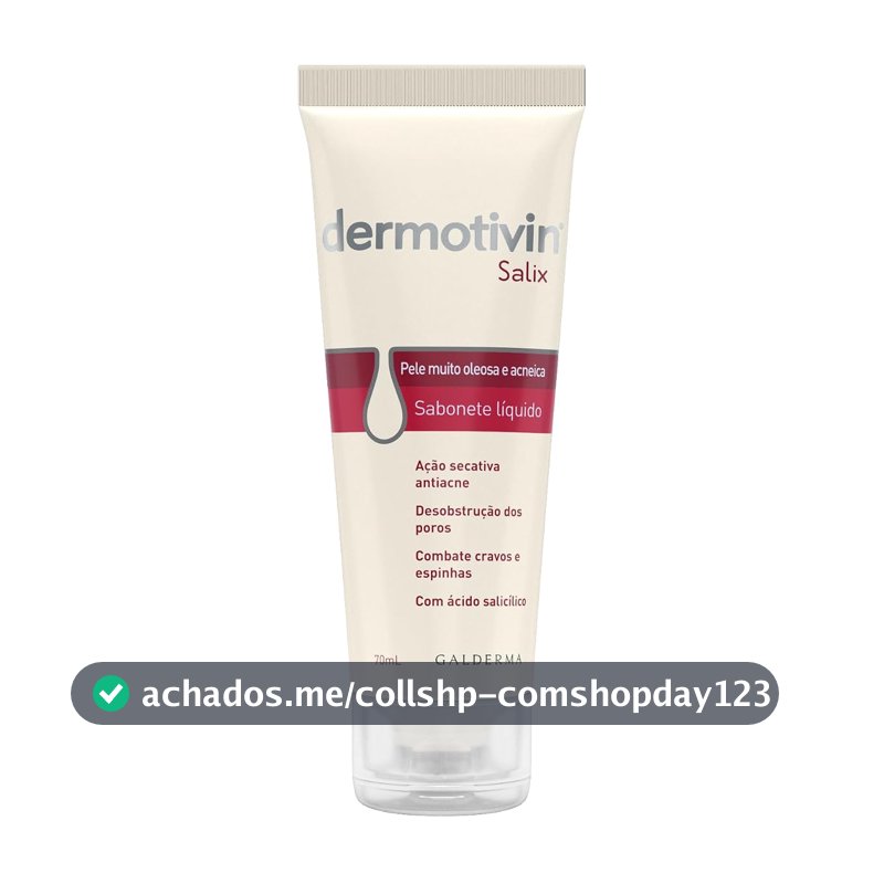 Dermotivin Salix Sabonete Liquido 70 Ml