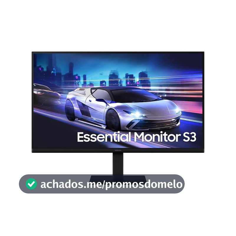 Monitor Gamer Samsung 27" FHD, 120 Hz, HDMI, Preto, S3