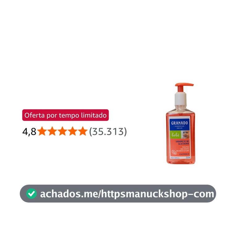 Granado Sabonete Líquido Bebê, Calêndula, 250ml