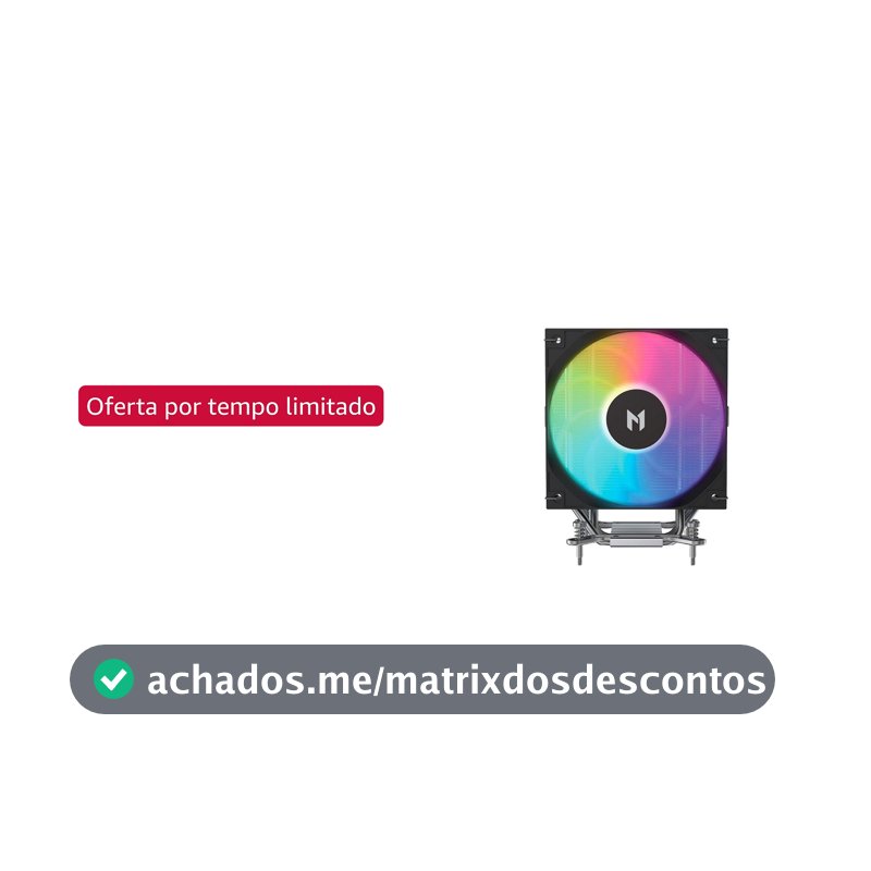 Air Cooler Mach1 Artic, Argb, Amd e Intel, 120mm, Preto - A40